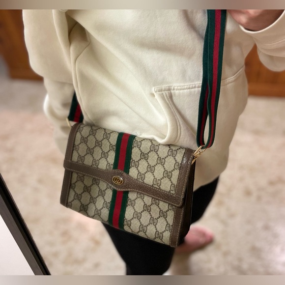 Gucci Sherry Line Ophidia Clutch/Crossbody 100% Authentic - Picture 14 of 16